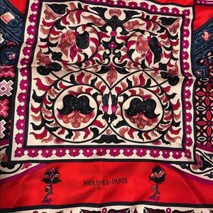 Hermès silk scarf